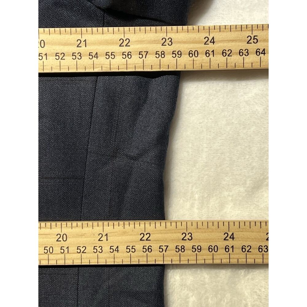 Jos A Bank Signature Collection Blazer 44L Blue Plaid Wool Sport Coat Jacket - Picture 12 of 14
